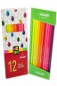 Colleen Colored Pencil:  Colleen Neon Colored Pencil Set 12Colors Set