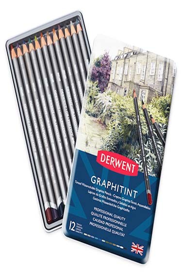 Derwent Lightfast Oil-based Colored Pencil Set of 12
