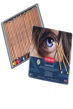 Derwent Lightfast Oil-based Colored Pencil Set of 24
