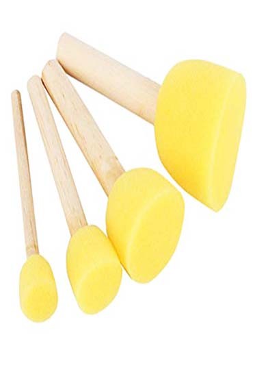 XDT Quality Brush:  Stencil Sponge Set