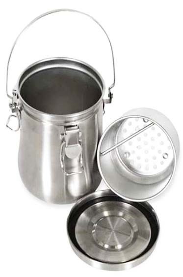 XDT Brush Holder & Washer: Sealable Air- tight  Aluminum Large