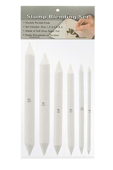 Creative Mark Blending Stumps:  Creative Mark Blending Stumps 6pcs Set