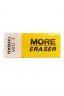 Plastic  Eraser: More Yellow Plastic Eraser
