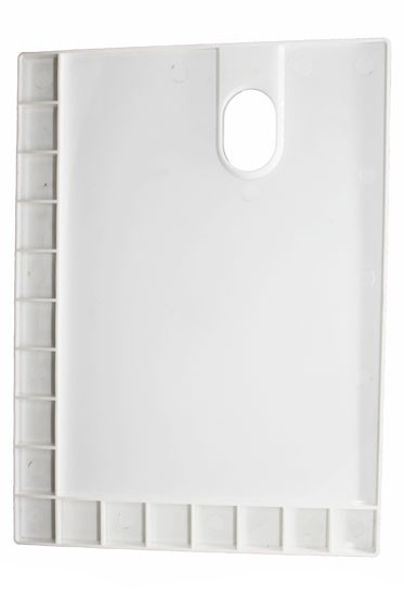 Painting Pallete for Gouache & Watercolor: Tiger Plastic Rectangular Palette