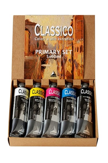 Maimeri Classico Oil:  Primary Set 5pcs x 60ml
