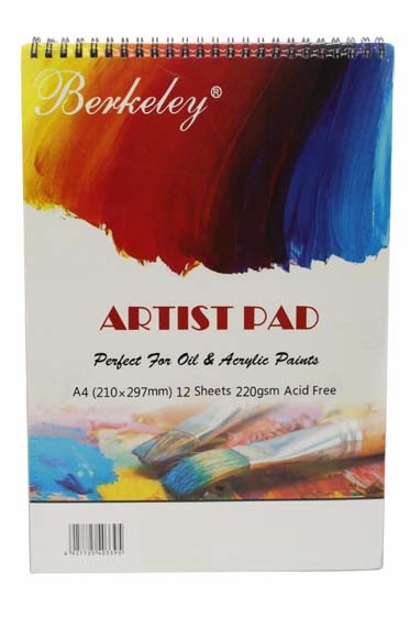 Berkeley Artist Pad A4 220gsm 12 Sheets