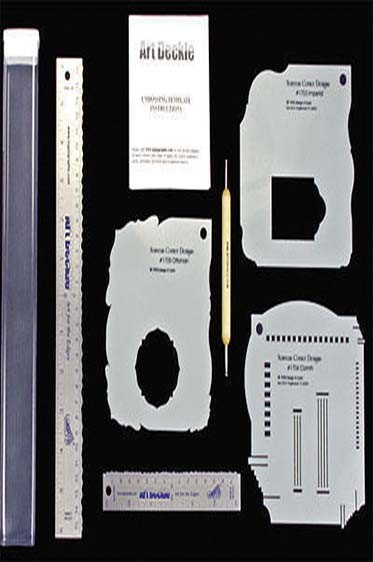 Art Deckle & Rulers: Logan Art Deckle Paper Crafter Kit A1170