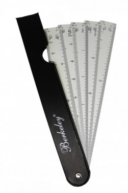 Ruler Compass & Caliper: Berkeley Fan Scale