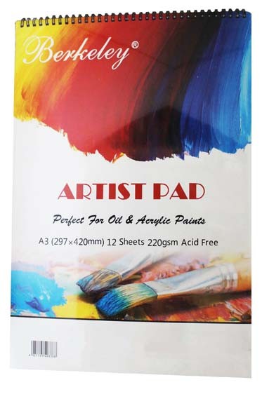Berkeley Artist Pad A3 220gsm 12 Sheets