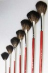 XDT Quality Brush:  648 Mongoose Fan Brush Set