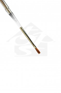 XDT Quality Brush: Kolinsky Travel Brush Flat 1/8"