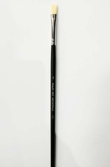 Kulay Art Materials 101 Synthetic Nylon Flat Brush 3