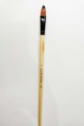 Kulay Art Materials 2825 Synthetic Golden Taklon Filbert 6