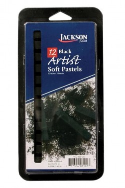 Jackson Soft Pastel:  Pastel Set 12 Black