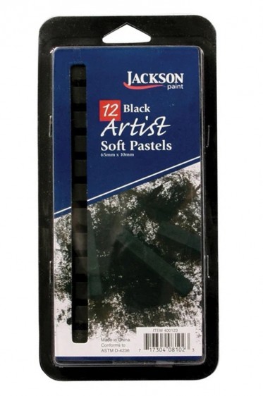 Jackson Soft Pastel:  Pastel Set 12 Black