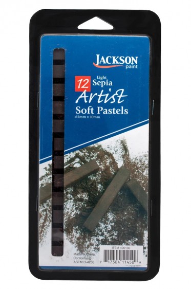 Jackson Soft Pastel: Sepia Ligh 12S