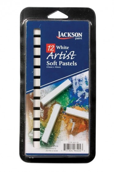Jackson Soft Pastel: White 12S