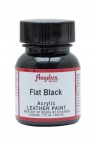 Angelus Acrylic Leather Paint: Flat Black 1oz