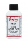 Angelus Acrylic Leather Paint: White 4oz