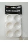 Painting Pallete for Gouache & Watercolor: Diamant Plastic Paint Palette Rectangular