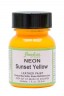 Angelus Acrylic Leather Paint: Neon Sunset Yellow 1oz