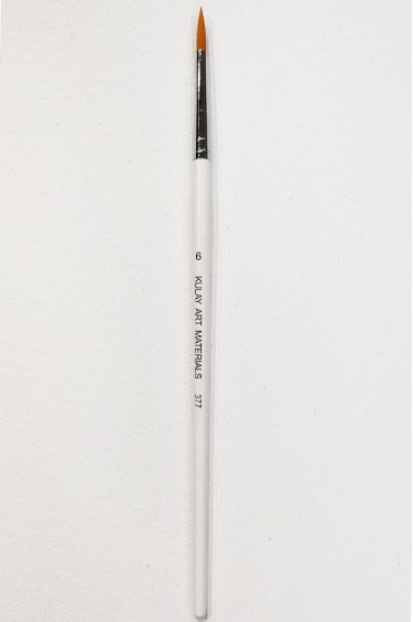 Kulay Art Materials 377 Nylon Pointed Round 6