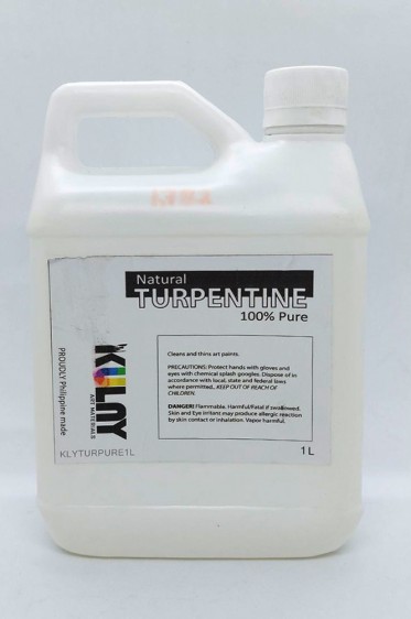 Kulay Oil Medium: Natural Gum Turpentine 1L