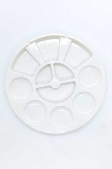 Painting Pallete for Gouache & Watercolor: Plastic Mixing Plate No. 2