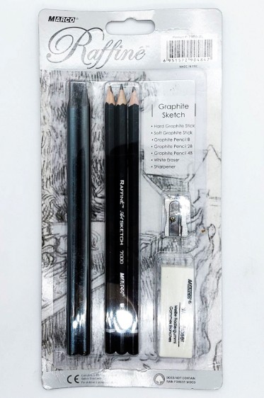 Raffine Graphite Sketch 7pcs Set