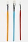 Phoenix Brush: Phoenix Fine White Bristle Flat Set 3pcs.