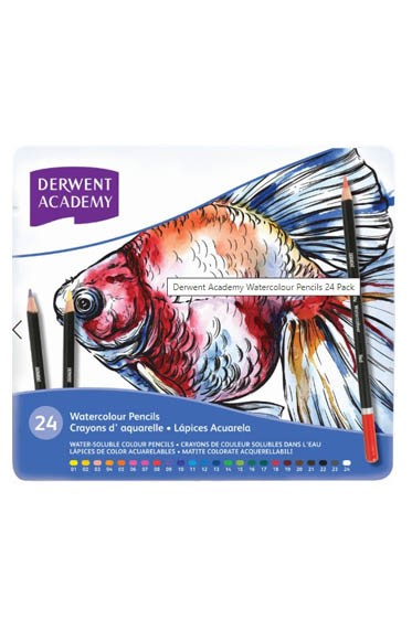 Derwent Academy Watercolor Pencils Set of 24
