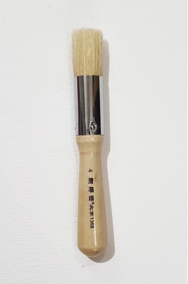 XDT Quality Brush: 1368 Bristle Round Stincel Brush 4