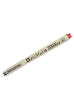 Sakura Pigma Micron: Pigma Micron Red 05
