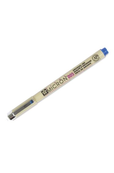 Sakura Pigma Micron: Pigma Micron Blue 005