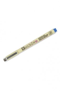 Sakura Pigma Micron: Pigma Micron Blue 01