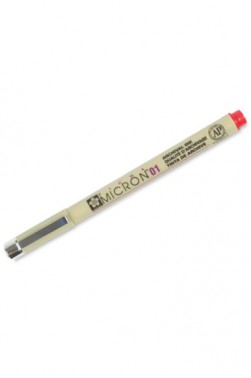 Sakura Pigma Micron: Pigma Micron Red 01