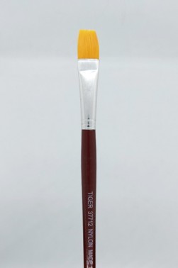 Tiger TOP Brush: 377 Nylon Flat 12