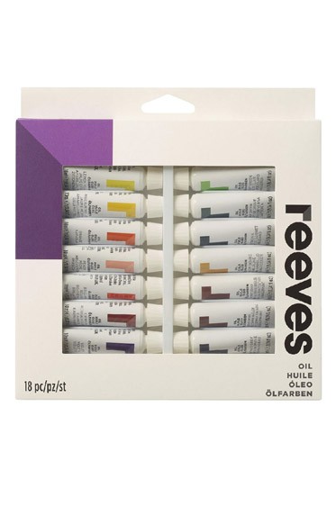 Reeves Oil Paint 18 Colors Set 10ml