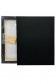 Abstrak Black Stretched Canvas: Black Stretched Canvas 16 x 20 inch