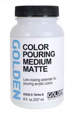 Golden Acrylic Medium: Color Pouring Medium Matte  237ml