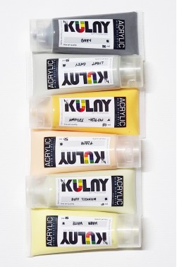 Kulay Acrylic Colors:  Neutral Color Set 6pcs