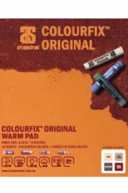 Art Spectrum:  Colourfix Original 340gsm  Warm  24cm x 30cm 12 sheets PAD