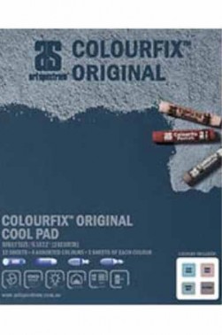 Art Spectrum:  Colourfix Original 340gsm  Cool  24cm x 30cm 12 sheets PAD