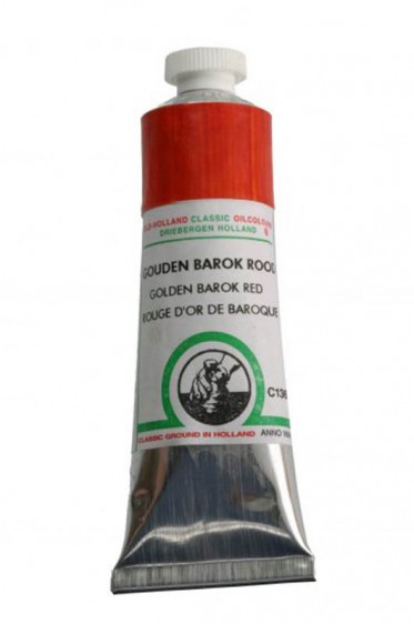 Old Holland Classic Oil Colours: Golden Barok Red  40ml