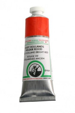 Old Holland Classic Oil Colours: Old Holland Bright Red 40ml