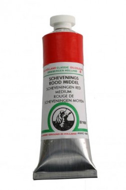 Old Holland Classic Oil Colours: Scheveningen Red Medium 40ml