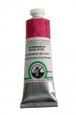 Old Holland Classic Oil Colours: Ultramarine Red Pink 40ml