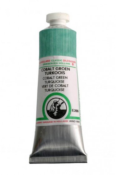 Old Holland Classic Oil Colours: Cobalt Green Turquoise Light 40ml