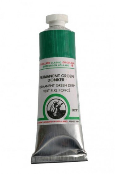 Old Holland Classic Oil Colours: Permanent Green Deep 40ml