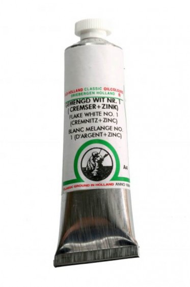 Old Holland Classic Oil Colours: Flake White NO. 1 225ml